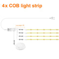 COB LED Cabinet Strip Light with Touch Dimmer & Motion Sensor