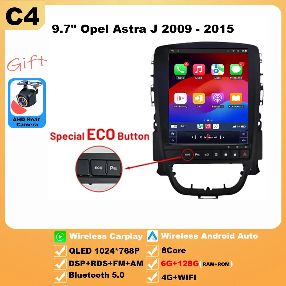 9.7-inch Android Car Radio for Opel Astra J 2009-2015 GPS WiFi - image 14