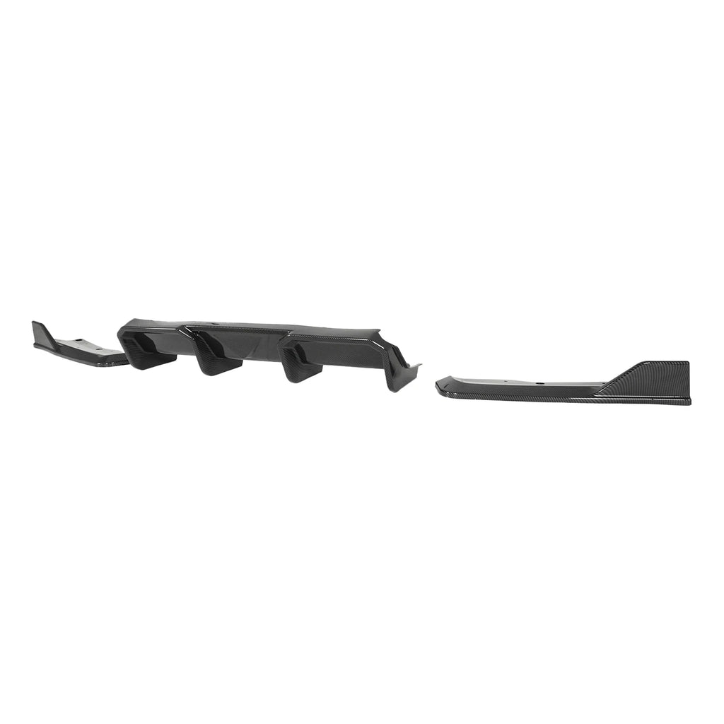 Rear Bumper Diffuser for Hyundai Elantra N 2024-2026, Gloss Black - view 16