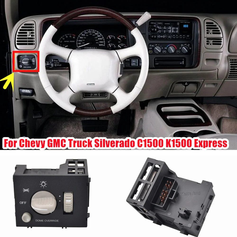 Headlight Dimmer Switch Replacement for Chevy GMC 1995-2000 - image 7