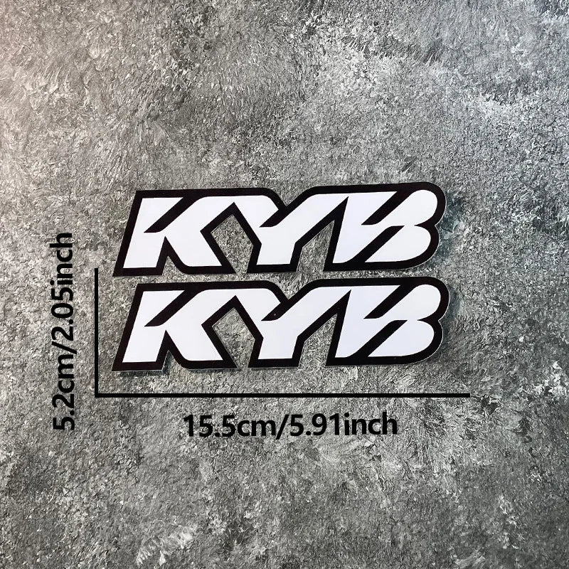 2-Pack KYB Front Fork Decals, Waterproof Vinyl - image 8