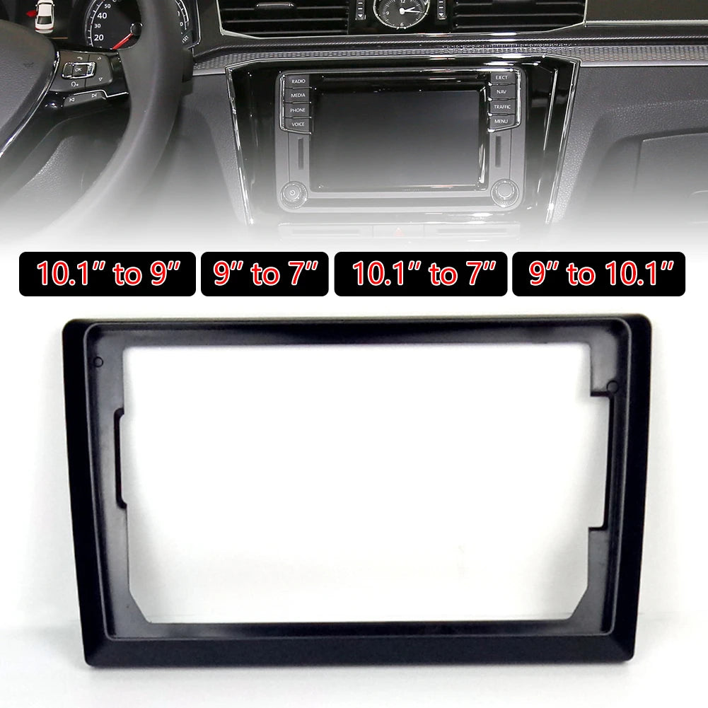 Universal 2-Din Car Radio Frame for 7-10.1 inch Stereos - image 6