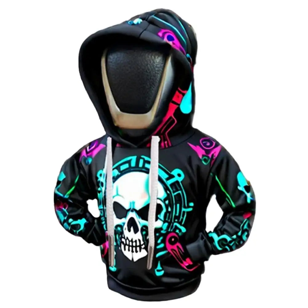 Skull Hoodie Gear Shift Knob Cover