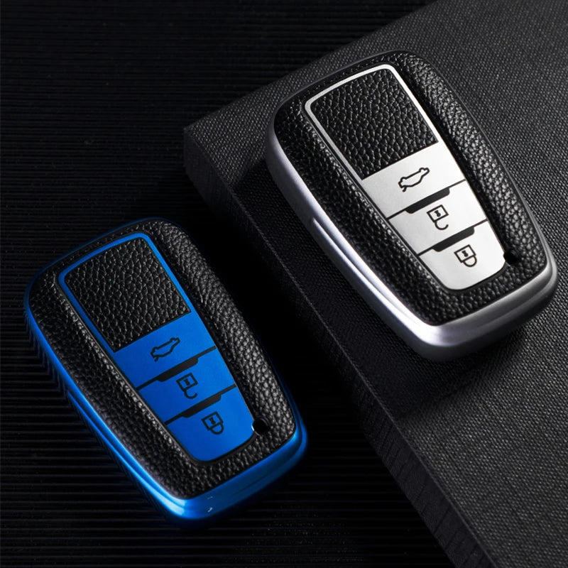 Toyota Key Cover TPU Leather Key Fob Case 2018+ Prius Camry RAV4 - image 3
