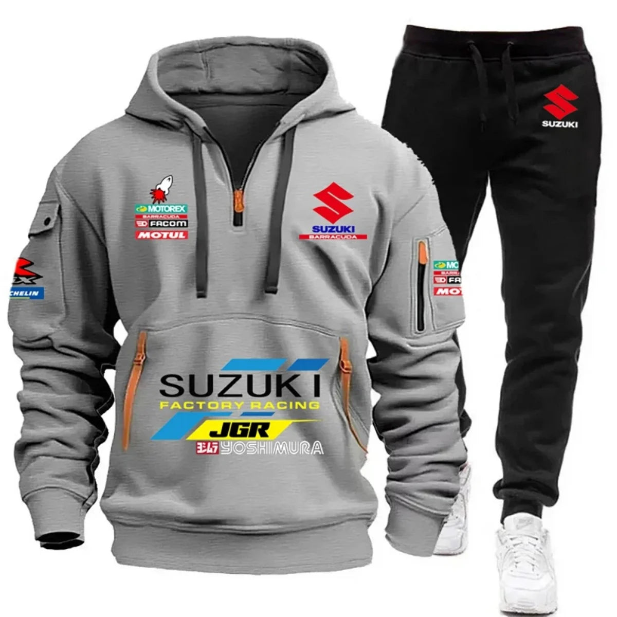 Suzuki Hoodie & Athletic Pants Two-Piece Set - image 12