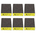 6pcs/set(60 80 120 180 240 320)Coarse Medium Fine Grit Sanding Block Sander Sponges for Wood Drywall Metal Sandpaper Sponge