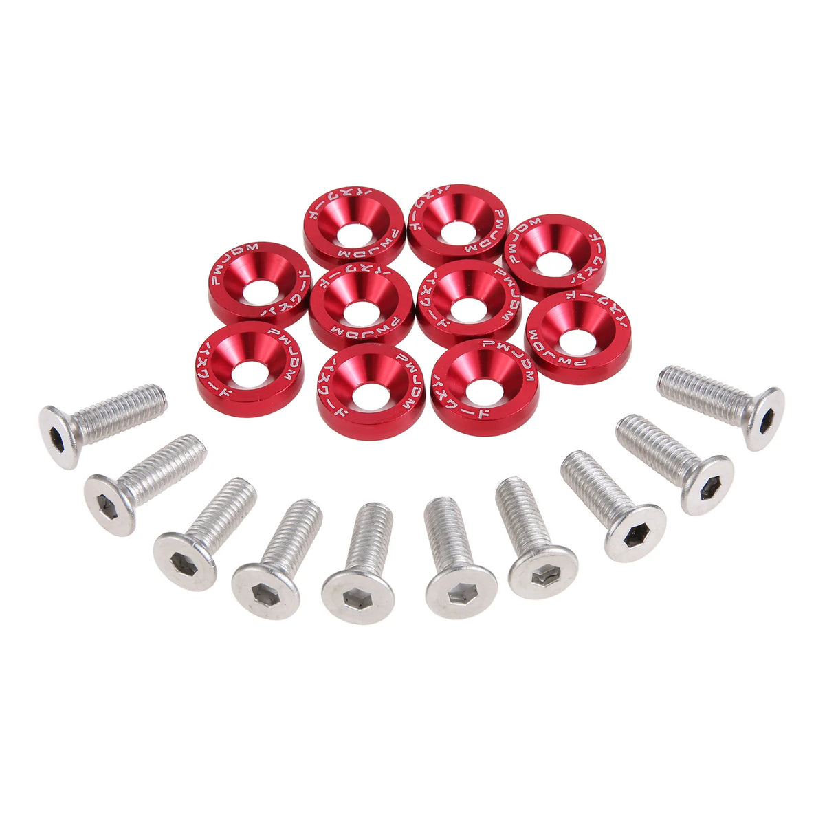M6 Anodized Aluminum Fender Washers & Bolts - Set of 20 - image 8