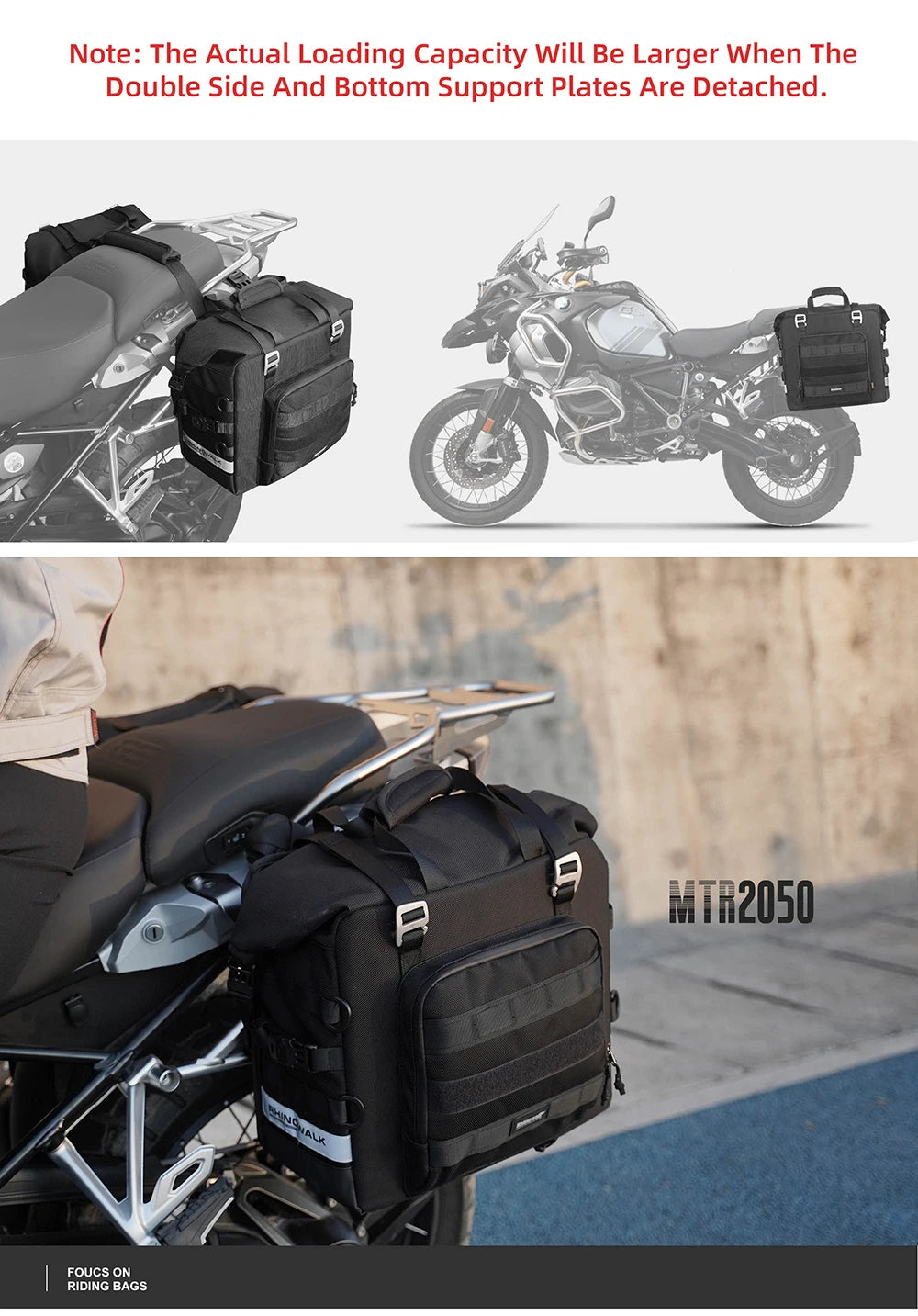 Rhinowalk 25-32L Quick-Release Expandable Tail Bag - image 18