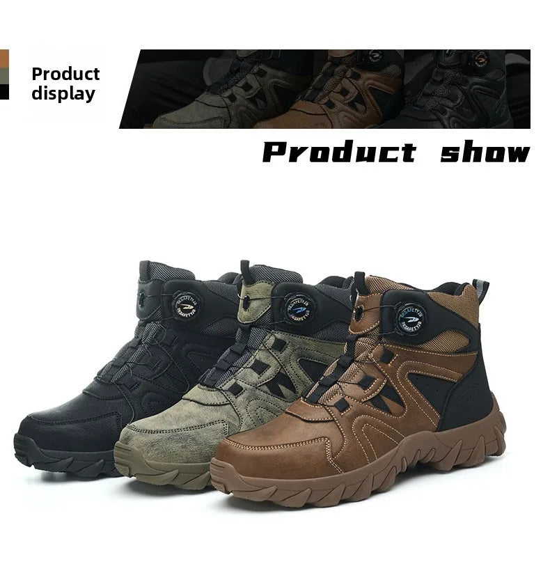 Steel Toe Safety Boots, Smash-Proof & Puncture-Resistant - image 36