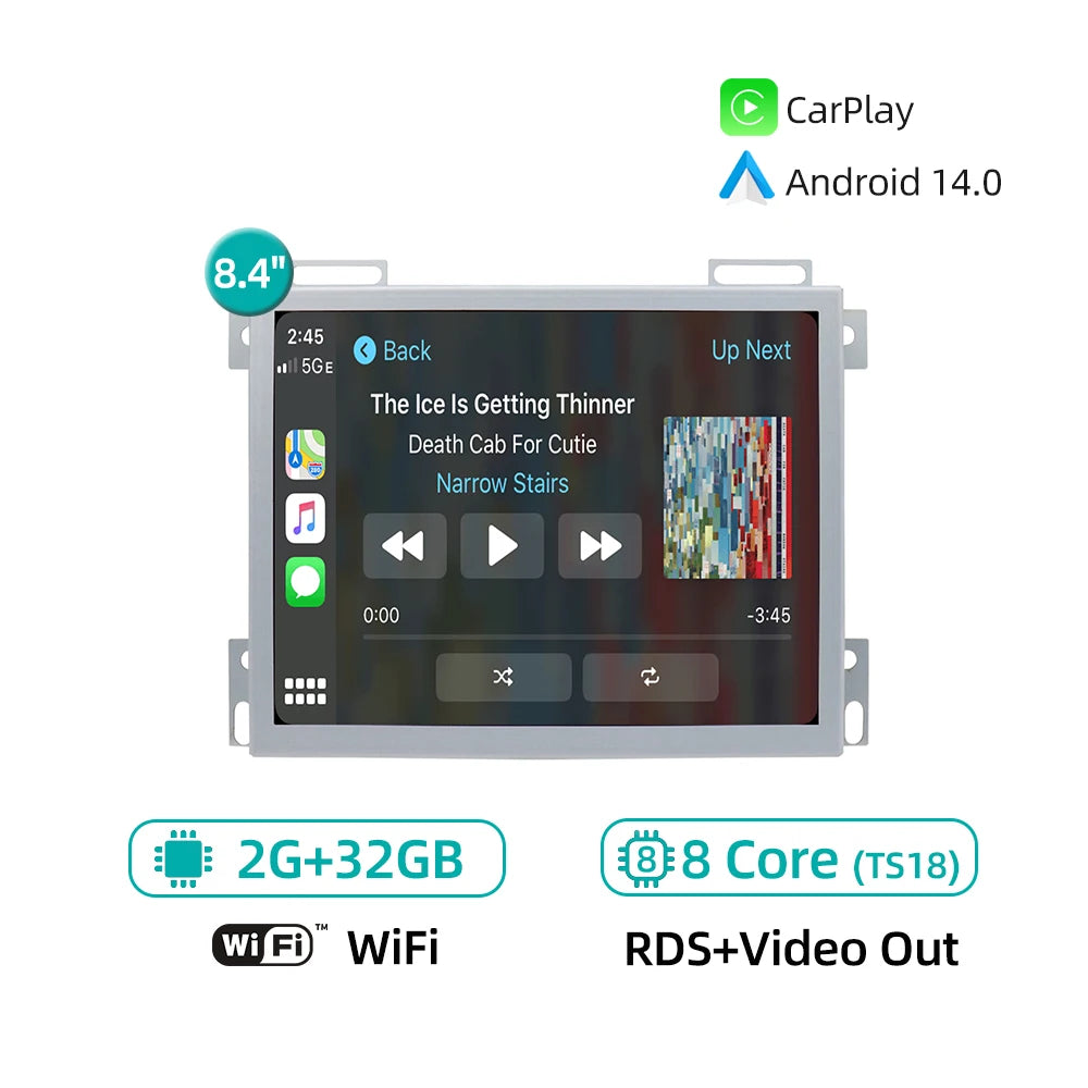 8.4" Android 14 Wireless CarPlay GPS Radio for Dodge & Jeep - image 23