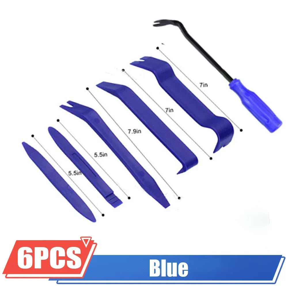 Car Trim Removal Tools Set - Plastic Pry Tool Kit for Auto Panels - image 8