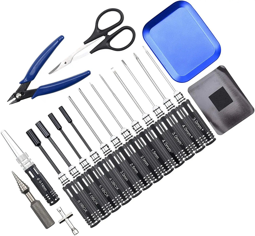 Titanium Plated Hex Screwdriver Set for RC Model Aircraft & Car - image 18
