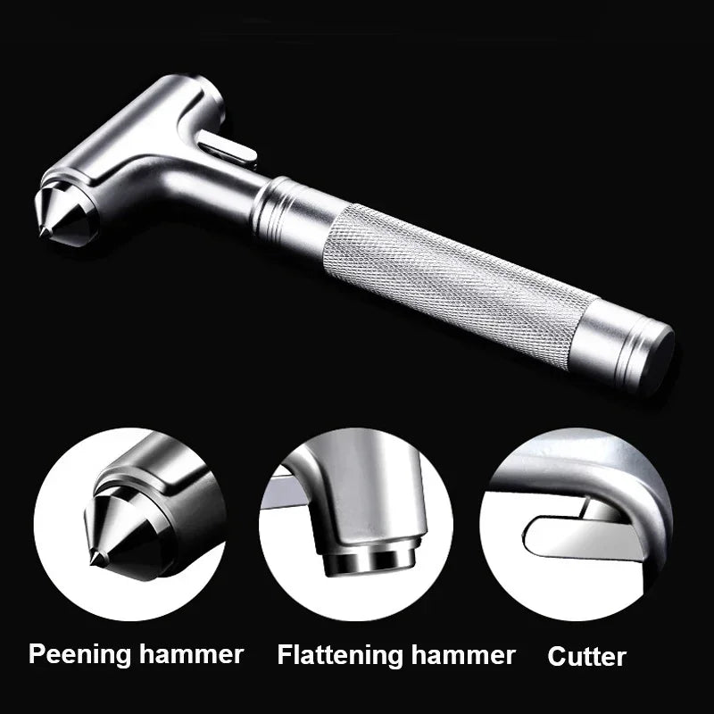 Car Safety Hammer – Window Breaker & Seat Belt Cutter