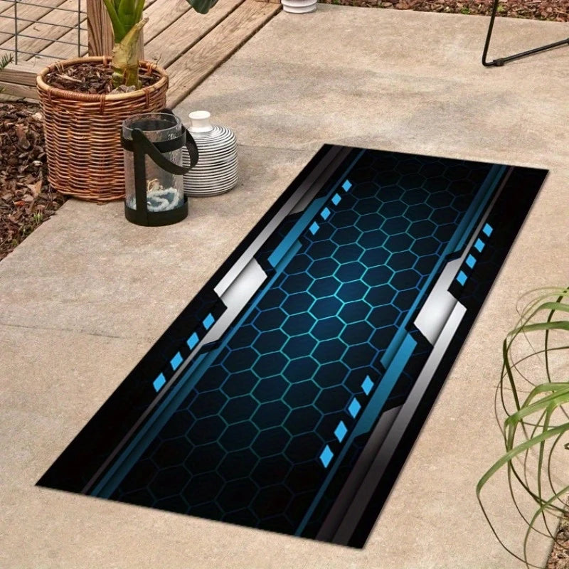 Motorcycle Garage Floor Mat Racing Display Oil and Wear Resistant Carpet for Workshop