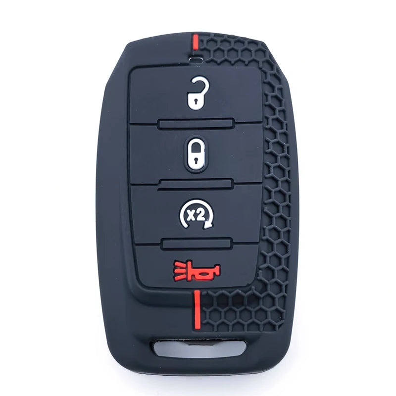 Stylish Silicone Key Fob Cover for Dodge Ram 2019-2021 - image 3