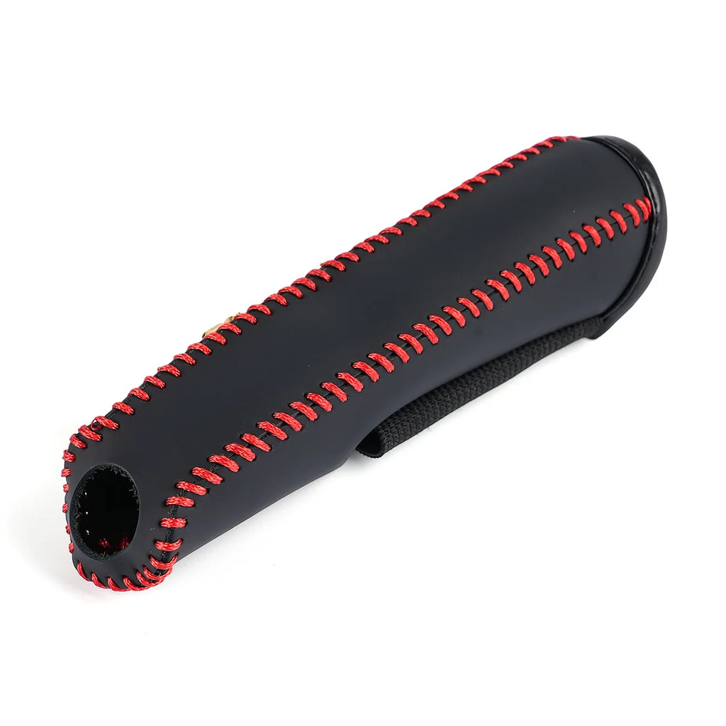 Car Artificial Leather Handbrake Cover Protective Sleeve Hand Brake Protection Car Interior Accessories