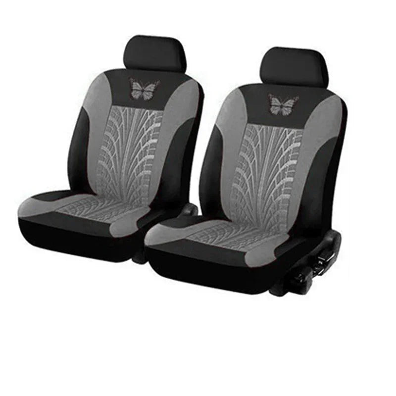Butterfly Embroidery Car Seat Cover Set, Universal Fit