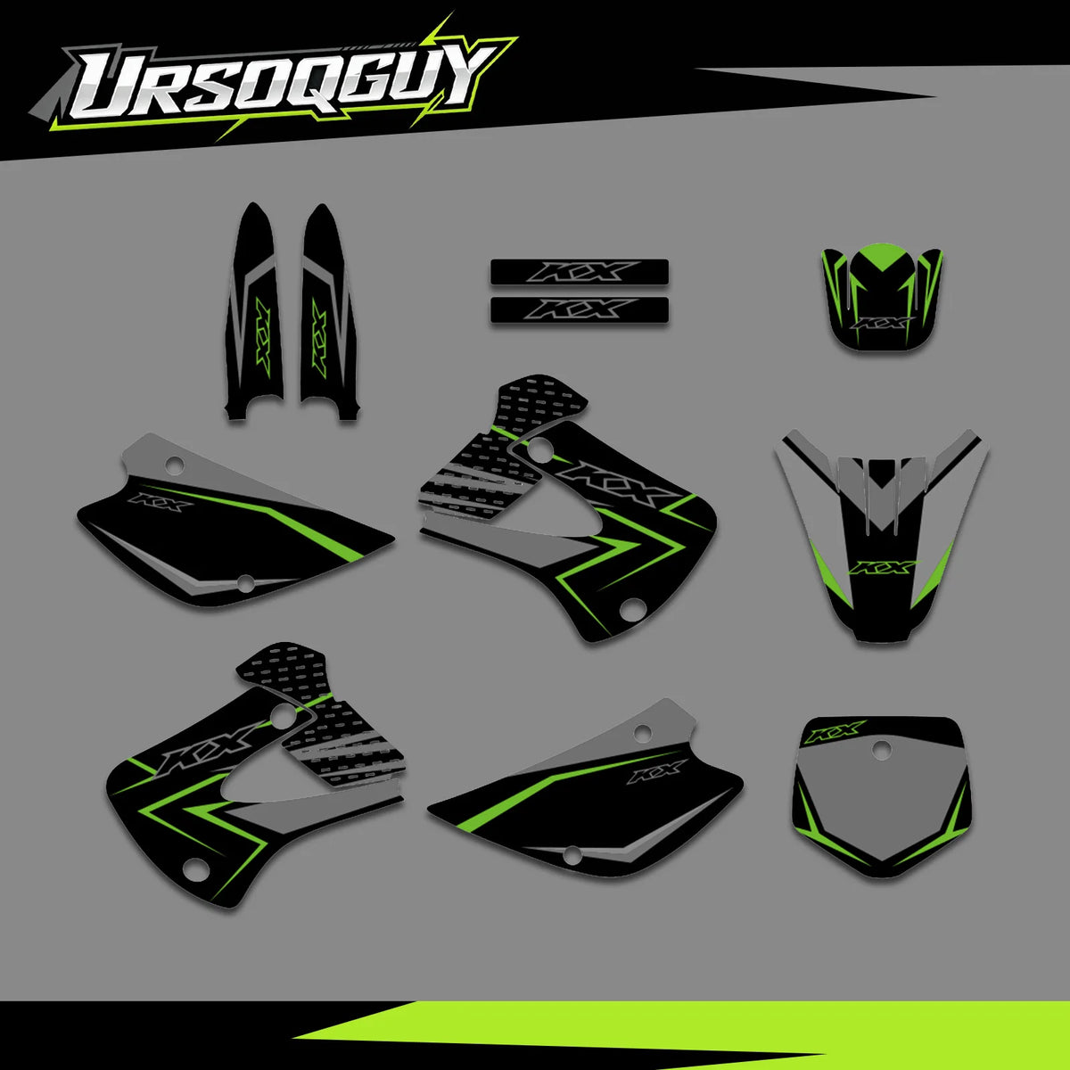 Custom Graphics Decal Kit for Kawasaki KX85/KX100 1998-2013 - image 12