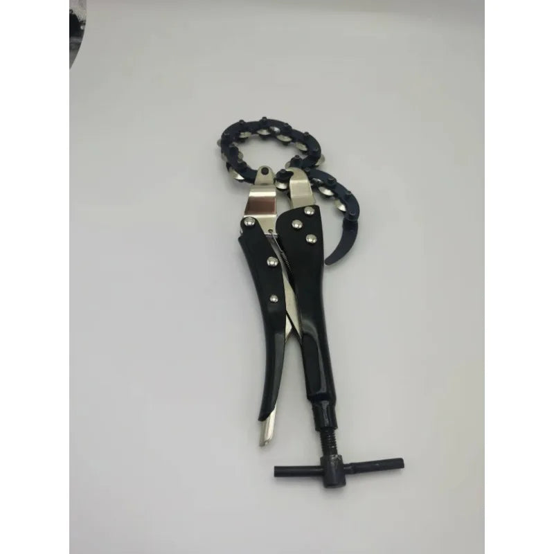 Multi-Wheel Exhaust Pipe Cutter Chain Tool for Tailpipe