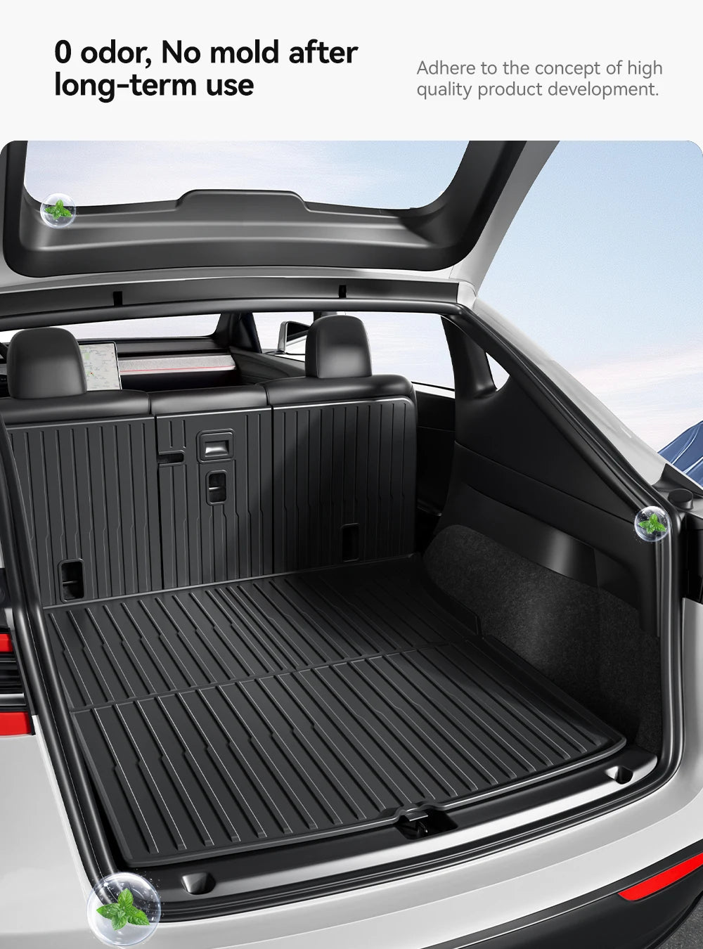 All-Weather TPE Trunk Mat for Model Y and Model 3