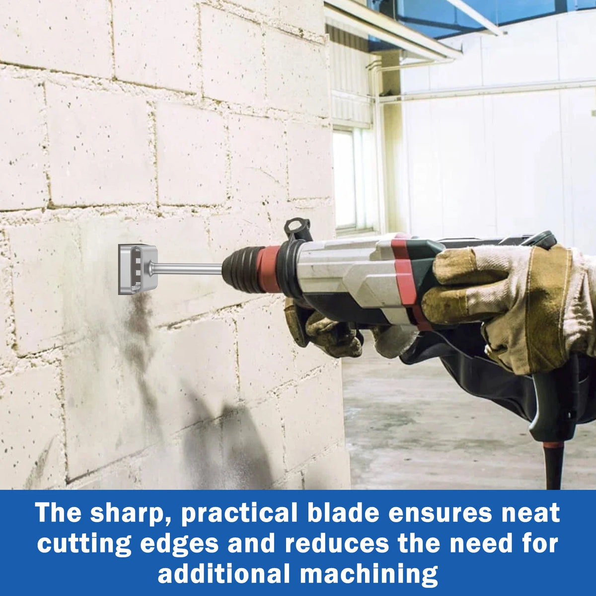 SDS Plus Square Hole Opener for Electrical Box - Rotary Hammer - image 12
