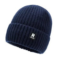 Fleece-Lined Winter Beanie Hat – Thick Knit Wool Cap
