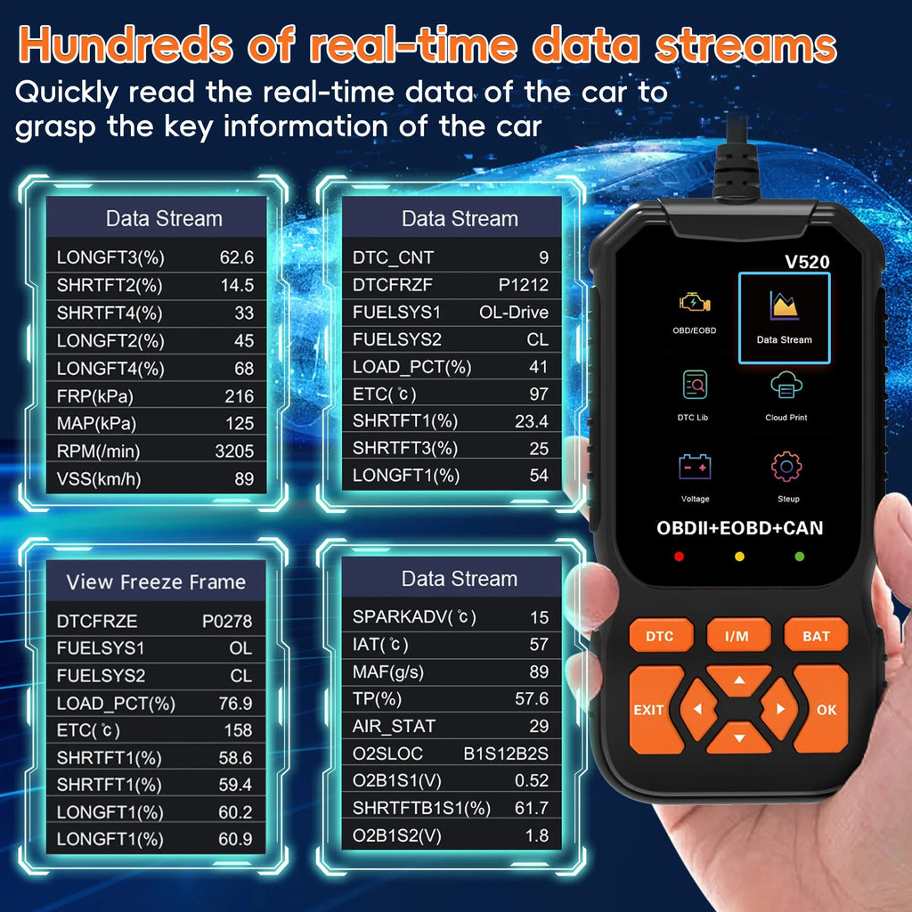 Professional OBD2 Car Scanner - Fault Code Diagnostic Tool - image 4