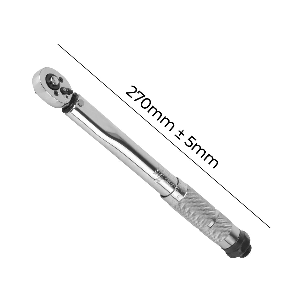 Car Bike Motorbike Disassembly Tool Adjustable Torque Wrench 1/4'' Drive Spanner Hand Tool Professional 5-25N.m Micrometer