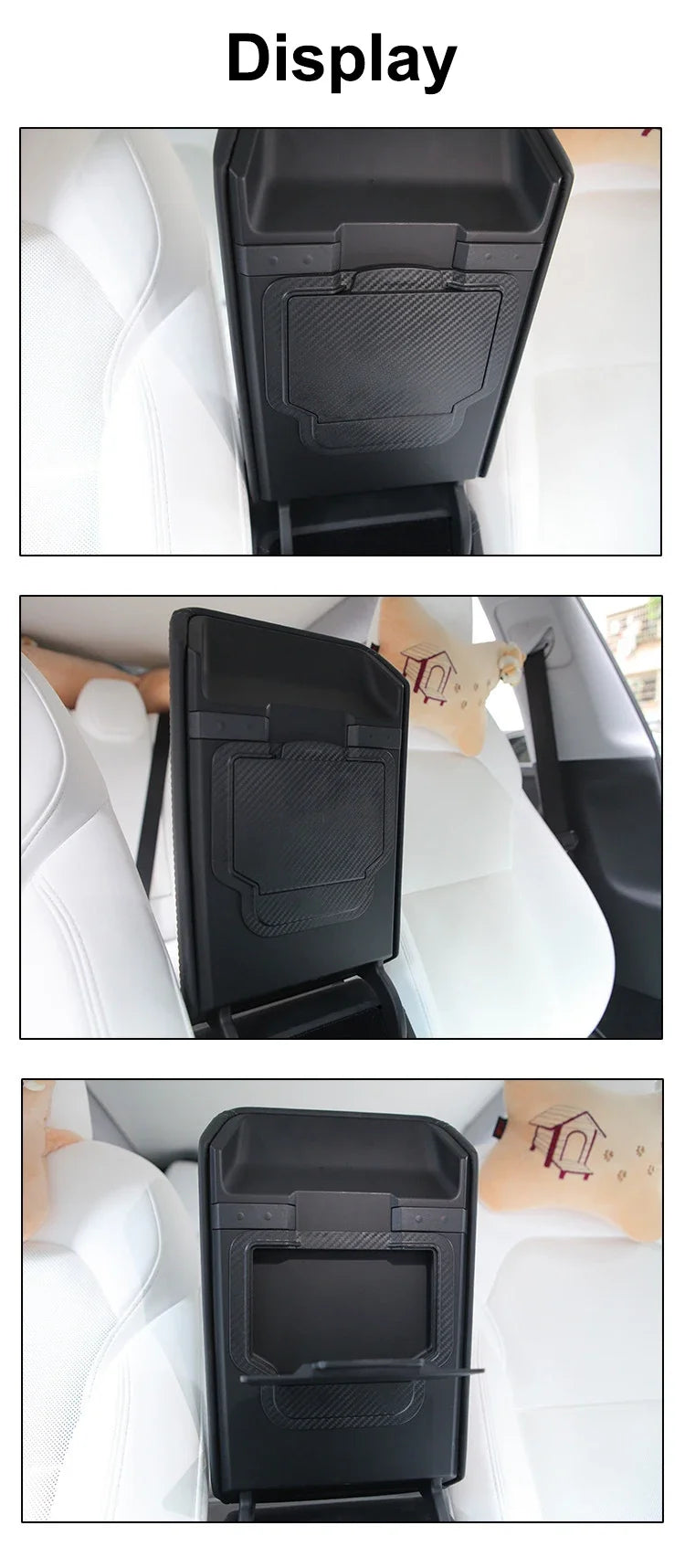 Center Console Organizer Set for Tesla Model Y Juniper and Model 3 Highland