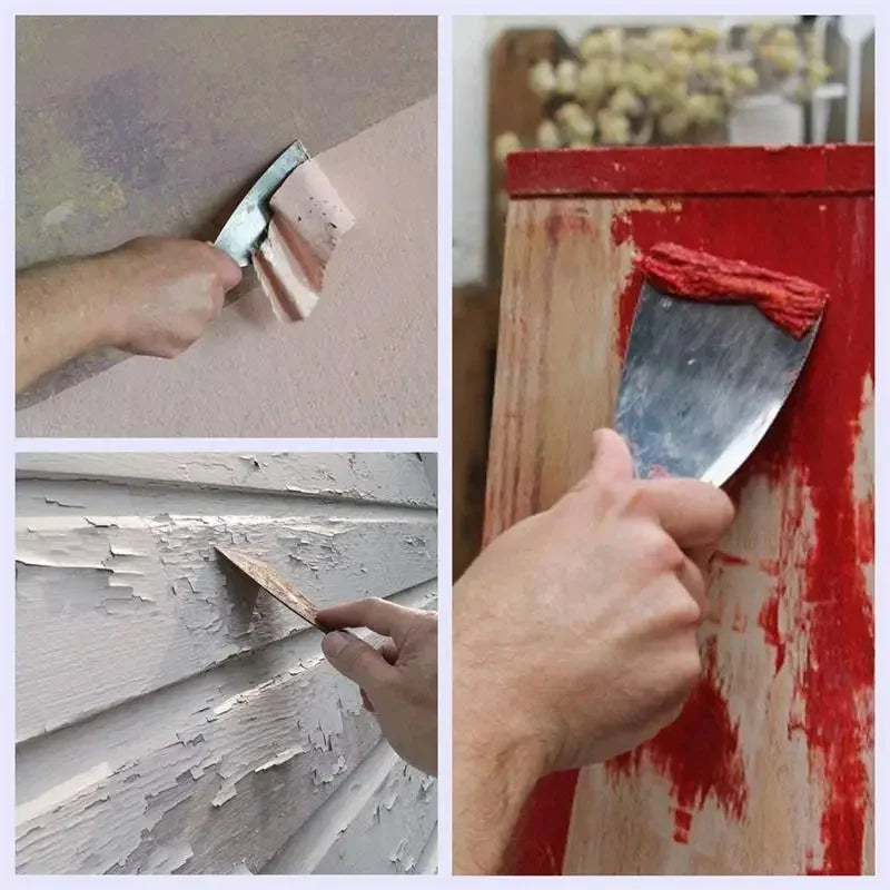 Stainless Steel Putty Knife Paint Scraper Taping Knife for Drywall Wallpaper Plaster