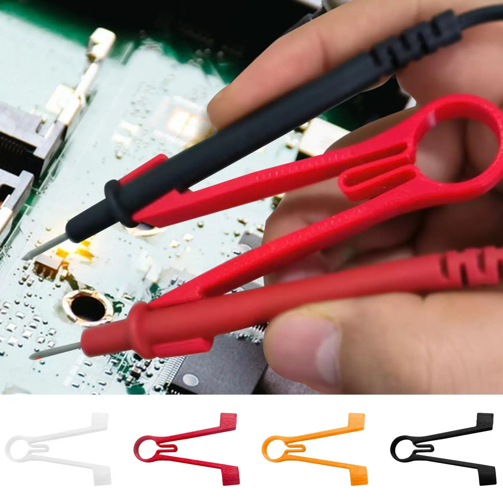 Multimeter Probe Holder Test Meter Probes Clamping Tool Electrical Testing Power Supplies Ergonomic Repairing Accessories