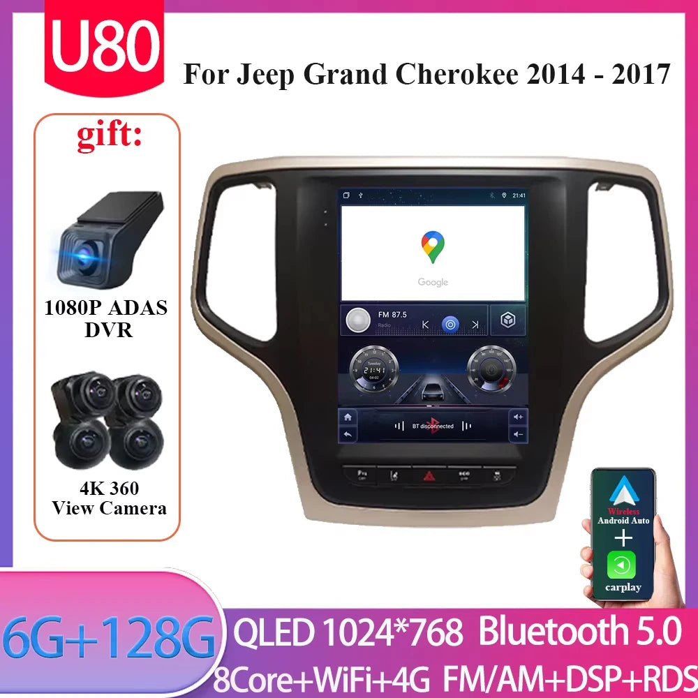 9.7-Inch Android 12 Car Radio for 2014-2017 Jeep Grand Cherokee - image 41