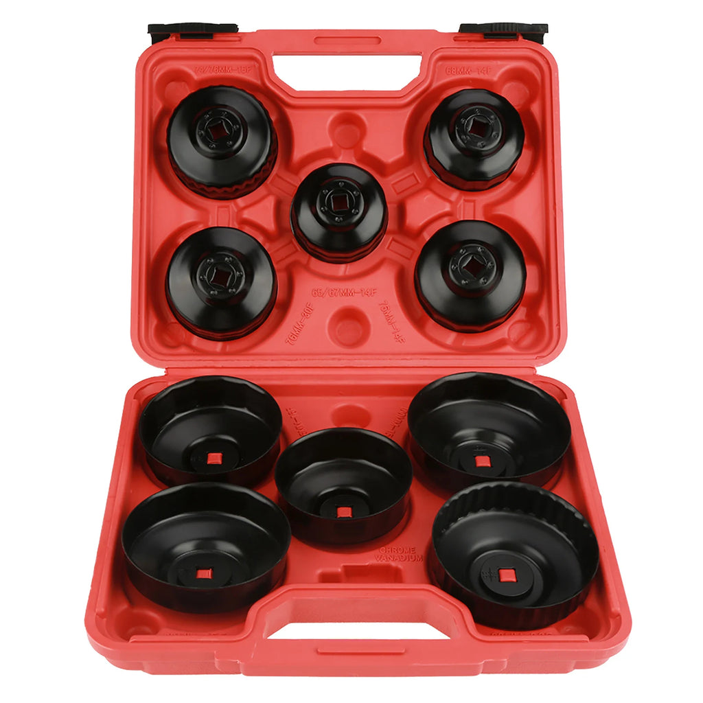 Oil Filter Wrench Remove Set Sockets Work Wrench Repair Tool Kit Filter Remove Set Filter Wrench Set Oil Filter Cup Set