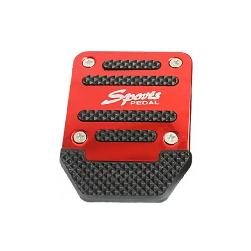 Universal Non-Slip Aluminum Pedal Covers for Manual Car, 2/3 Pcs