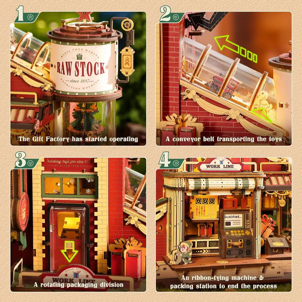 Rokr 3D Wooden Music Box Puzzle Kit, Build-It-Yourself Model - view 3