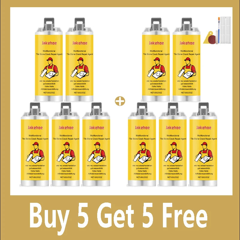 Ceramic Tile Crack Repair Kit, Waterproof Quick-Fix Tile Restorer