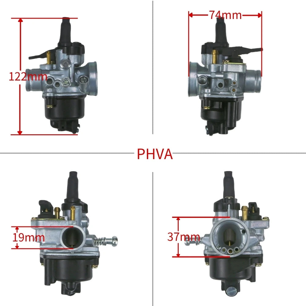 PHVA17 17.5mm Carburetor for Derbi & Tomos Motorcycles - image 6