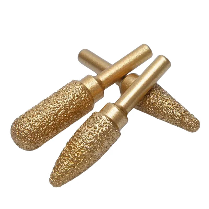 6mm Brazed Diamond Grinding Head for Metal & Stone Polishing - image 3