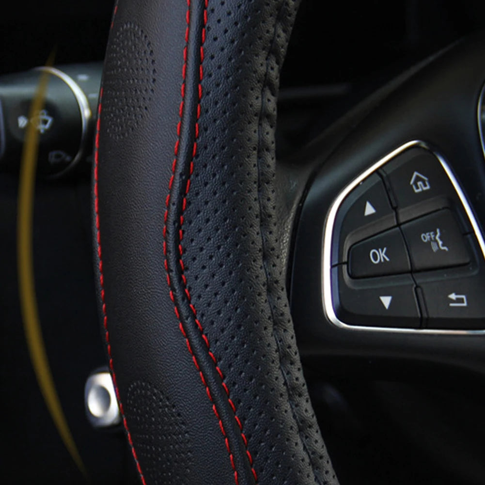 Comfortable Braided Steering Wheel Cover for Cars - 10 Colors - image 13