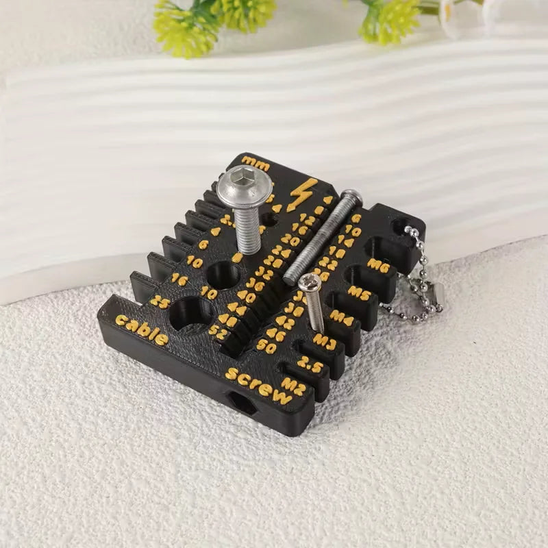 Wire Gauge Screw Size Measuring Tool, Portable Thickness Gauge