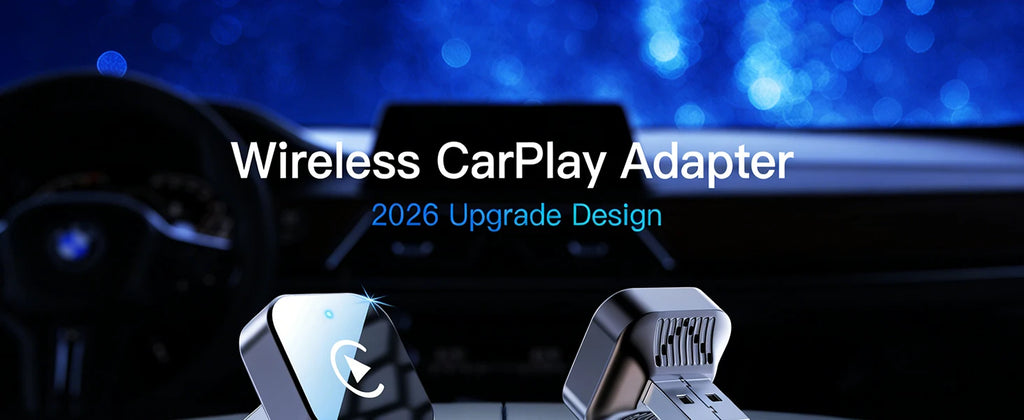Wireless CarPlay Adapter for iPhone and Android Auto