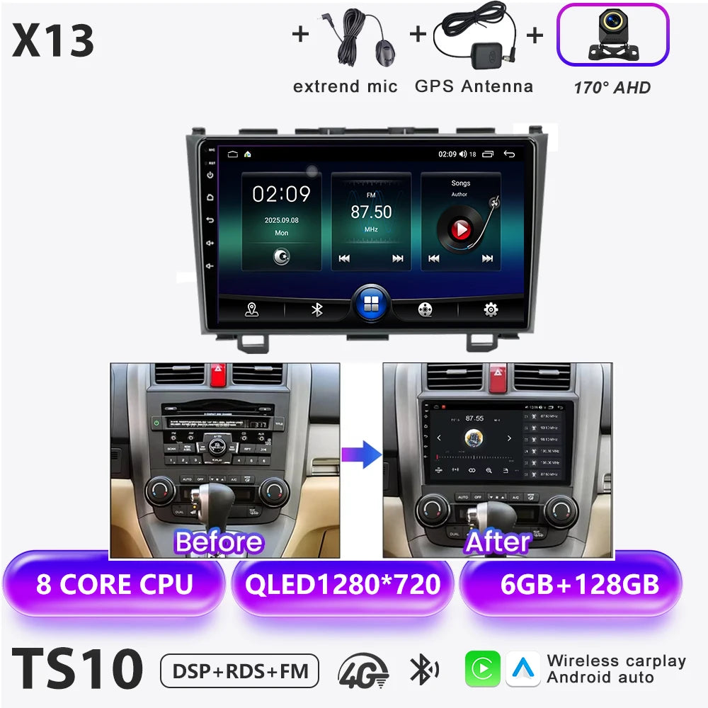 Honda CR-V 2007-2011 Multimedia Nav Radio - Android Auto & CarPlay - image 13