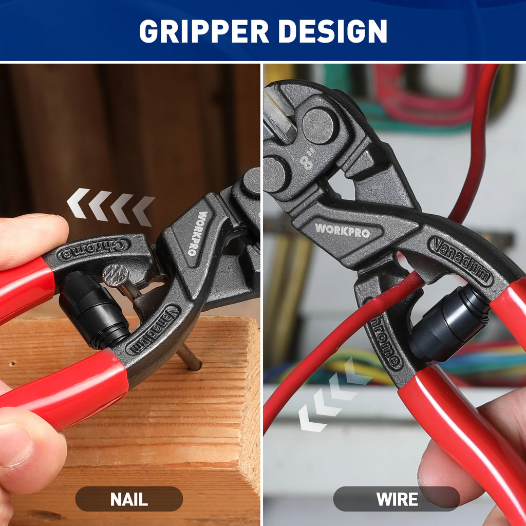 WORKPRO 200mm Bolt Cutter – High Leverage Heavy Duty Wire Cutter - image 5