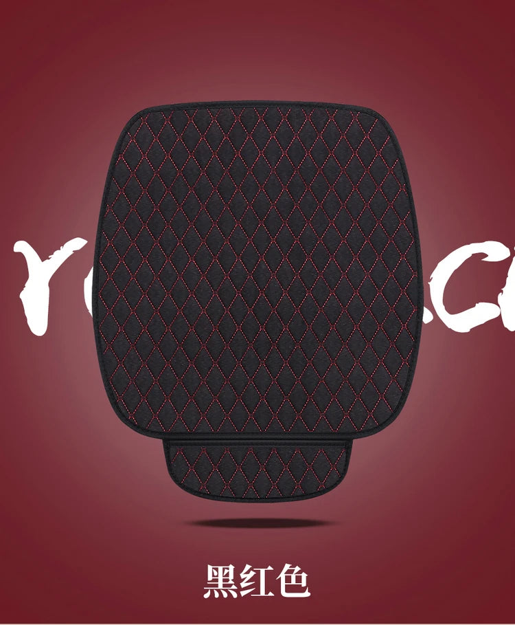 Breathable Cotton Blend Car Seat Cushion for Front or Rear Seats