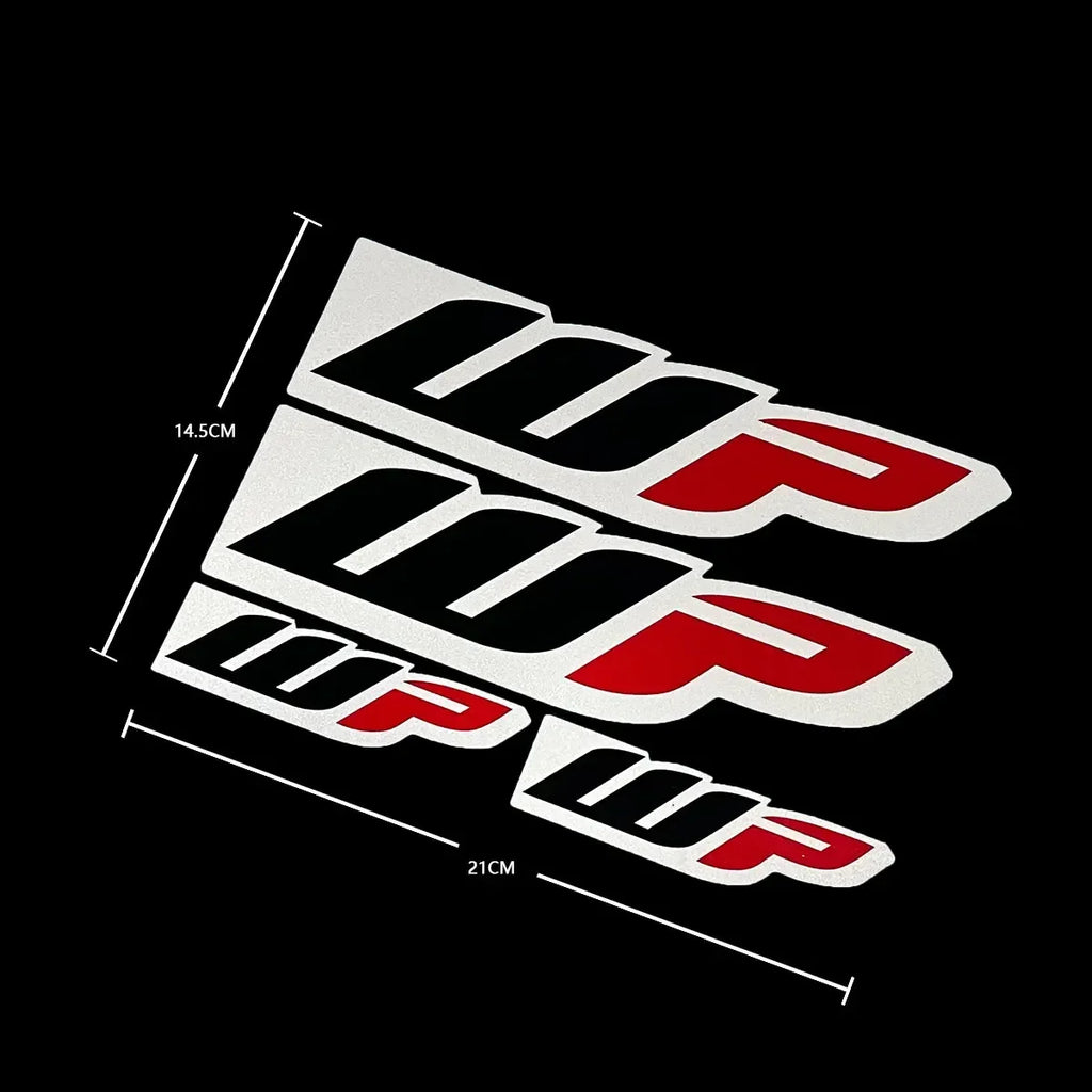 Reflective Motorcycle Fork and Windshield Sticker Set for Dirt Bikes