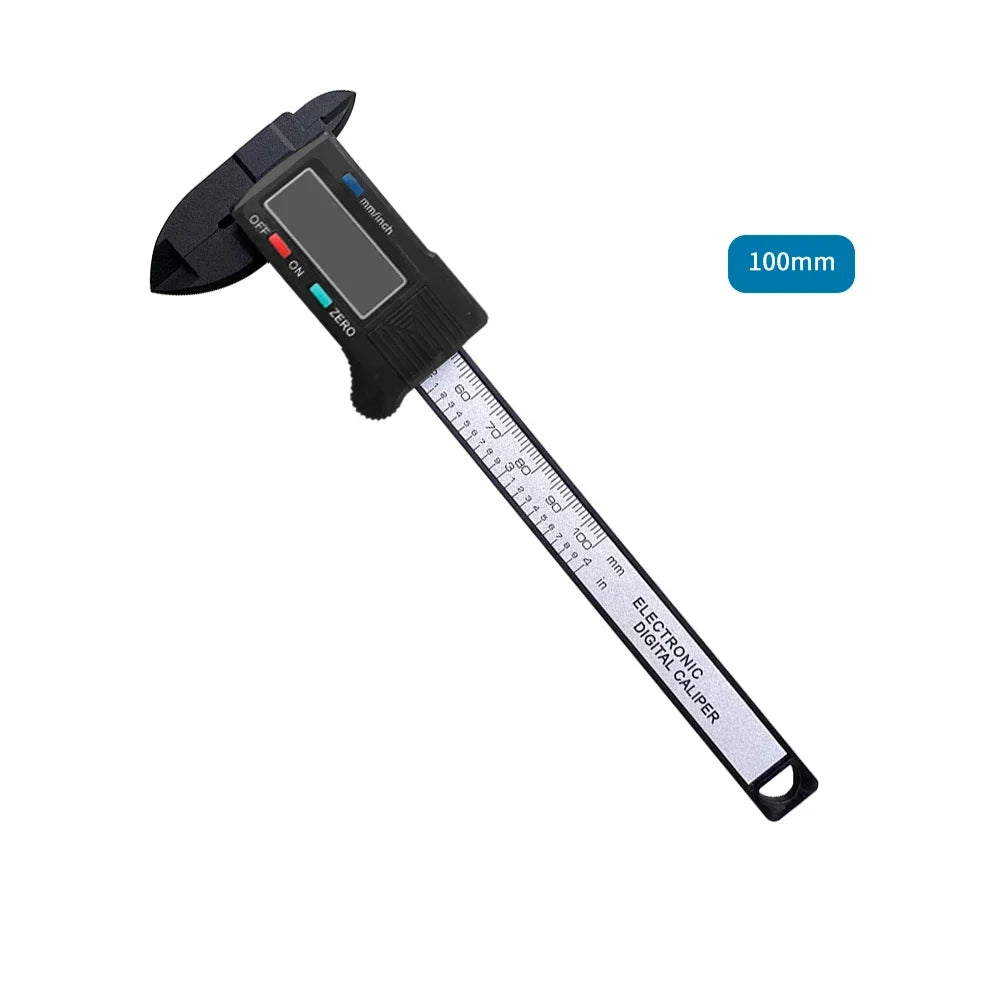 Precision Electronic Digital Caliper with Carbon Fiber Dial Vernier 100mm/150mm Micrometer Measuring Tool Digital Ruler