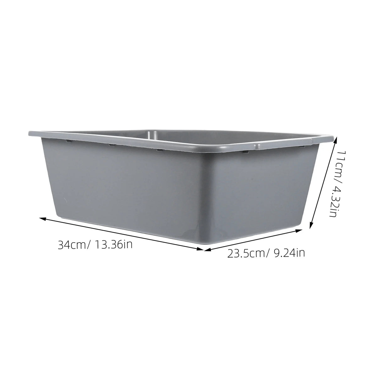Extra Thick Plastic Engine Oil Drain Pan Durable Reliable Automotive Fluid Drain Pan Prevents Pollution Versatile Capacity