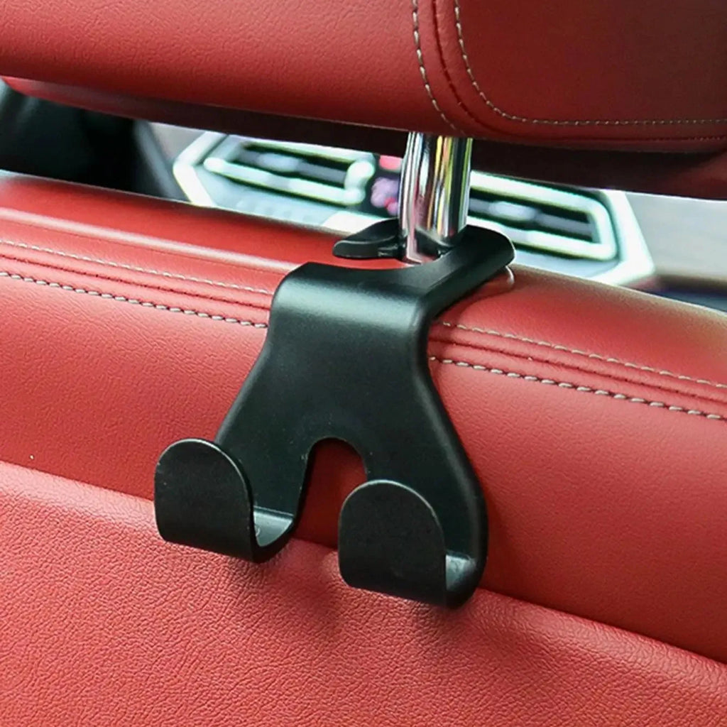 2pcs Car Seat Back Hook Multi Functional Rear Headrest Car Phone Holder Hook Automotive Accessories
