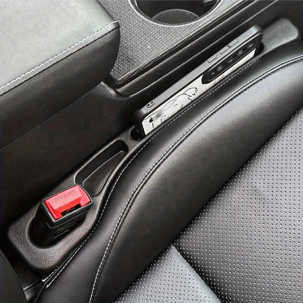 2-Pack Waterproof Car Seat Gap Fillers & Organizers