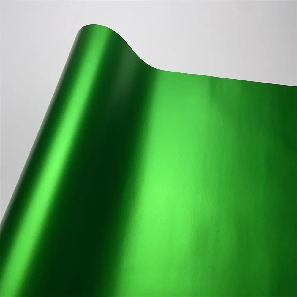 Satin Chrome Vinyl Wrap Film – Air Release Car Sticker - image 9